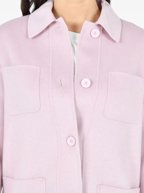 Max Mara buttoned pocket overshirt - Pink