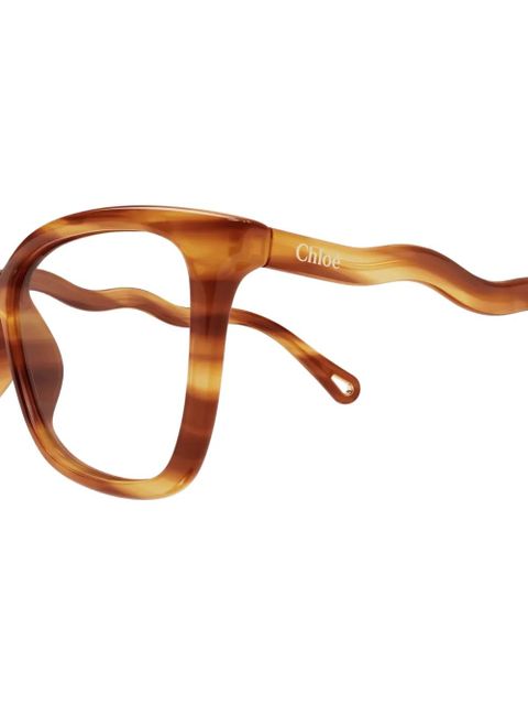 Chloé square-frame glasses - Brown