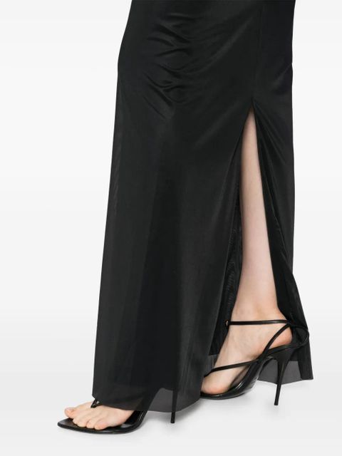 Christopher Esber plunge strapless dress - Black