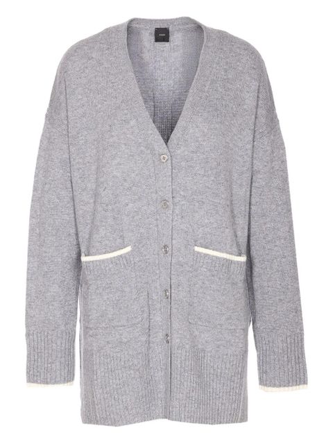 PINKO mélange-effect cardigan - Grey - zdjęcie produktu nr 1