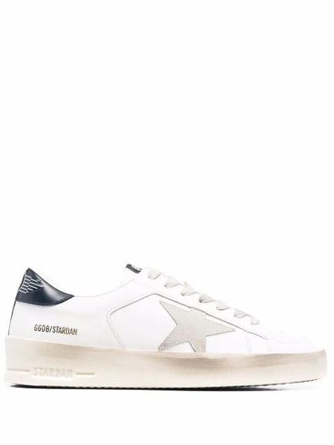 Golden Goose star-patch lace-up sneakers - White - zdjęcie produktu nr 1