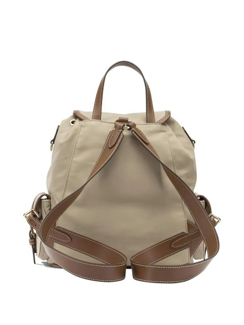 Miu Miu logo-appliqué backpack - Neutrals - zdjęcie produktu nr 2