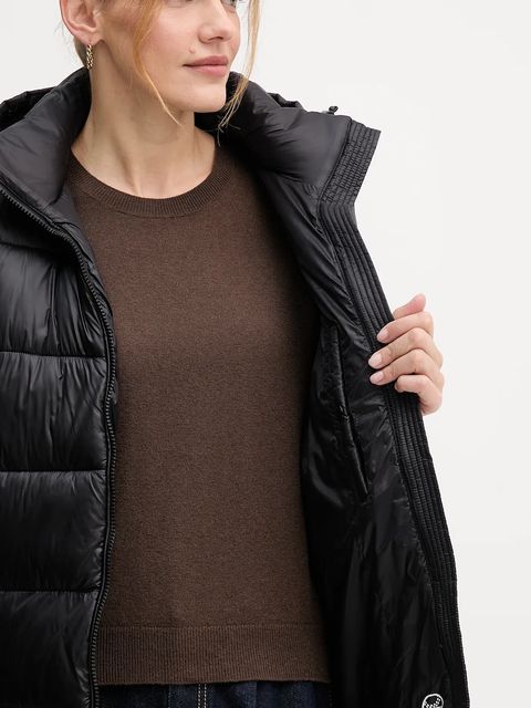 Pepe Jeans bezrękawnik kolor czarny zimowy PL4024359