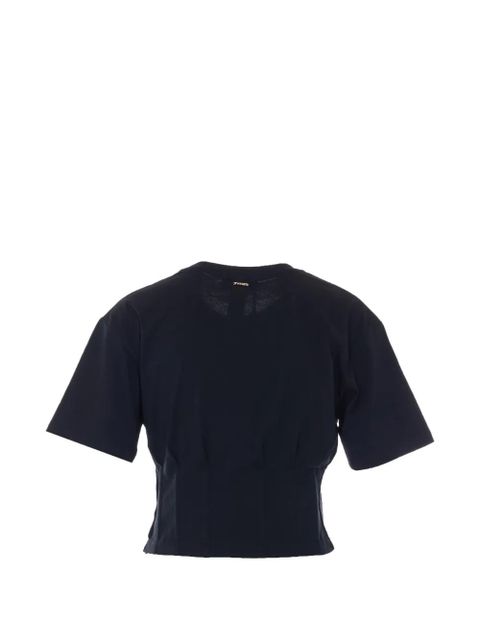 TWINSET cropped T-shirt - Blue - zdjęcie produktu nr 2