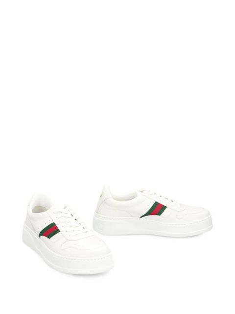 Gucci platform leather sneakers - White - zdjęcie produktu nr 2