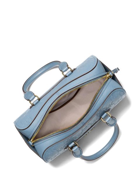 Michael Kors logo-debossed pebbled tote bag - Blue