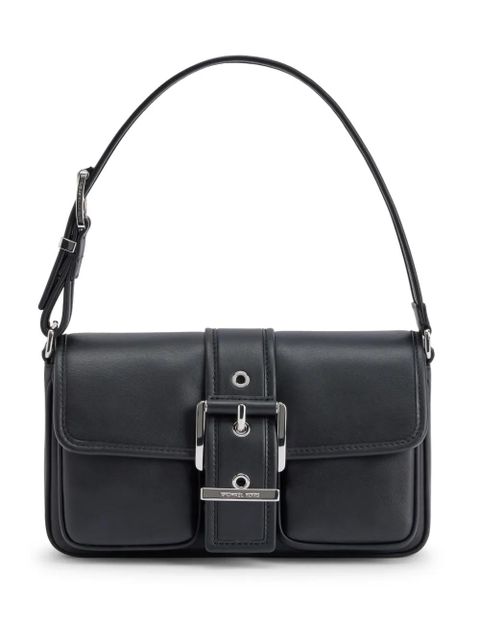Michael Kors buckled leather shoulder bag - Black - zdjęcie produktu nr 1