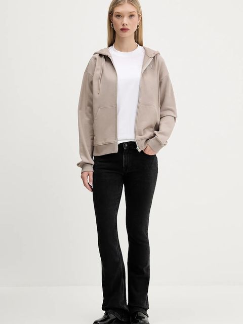 HUGO t-shirt bawełniany damski kolor biały 50550901 - zdjęcie produktu nr 2