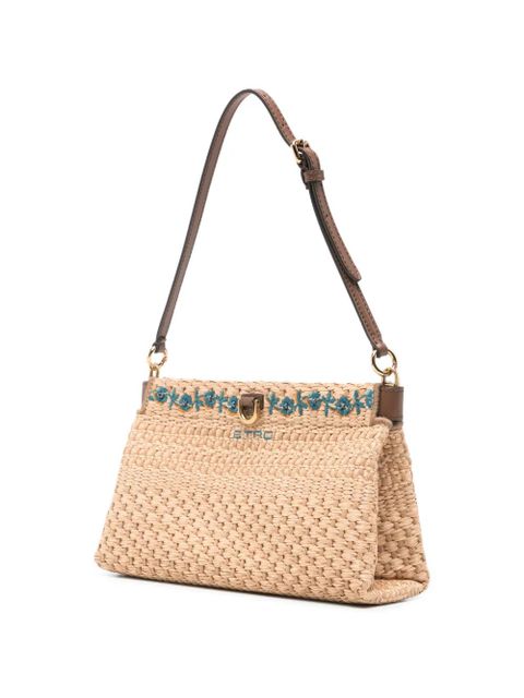 ETRO floral-embroidered clutch bag - Neutrals - zdjęcie produktu nr 2