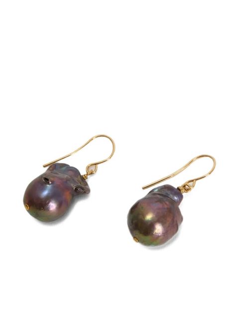 Jil Sander embellished earrings - Gold