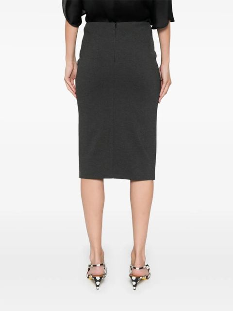 PINKO Vasca midi skirt - Grey