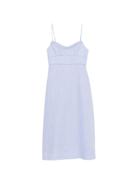 ZIMMERMANN linen midi dress - Blue - zdjęcie produktu nr 1