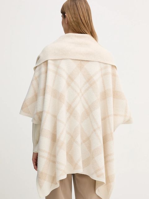 Barbour kardigan z dodatkiem wełny Vienna damski kolor beżowy LKN1734