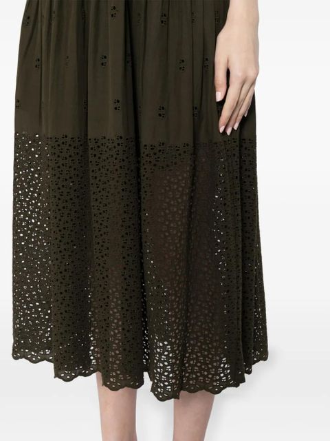 Ulla Johnson Nova cotton midi dress - Green