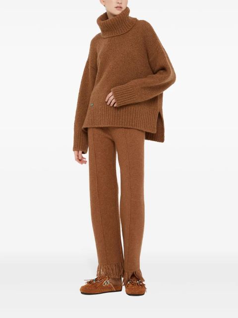 Alanui ribbed high-neck jumper - Brown - zdjęcie produktu nr 2