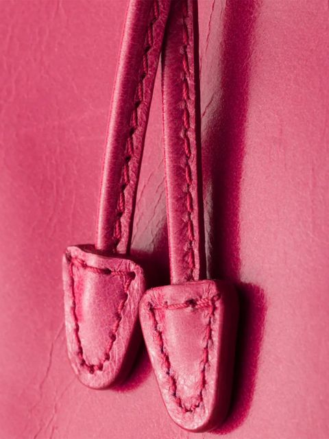 Prada enamelled triangle leather wallet - Pink - zdjęcie produktu nr 2