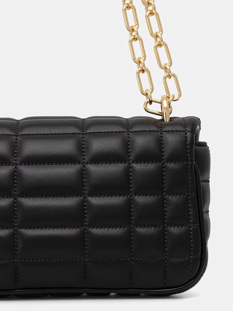 MICHAEL Michael Kors torebka skórzana kolor czarny 30R4G2RL5L