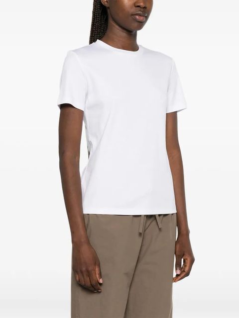 Max Mara embroidered-logo T-shirt - White