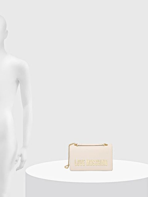 Love Moschino torebka kolor beżowy JC4192PP1NKD0110