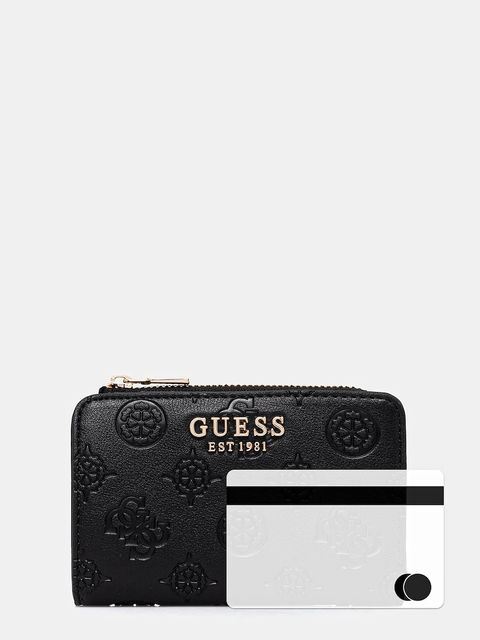 Guess portfel PHOEBE damski kolor czarny SWPD96 65156