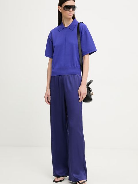 Calvin Klein polo swetrowe damskie z wiskozą - zdjęcie produktu nr 1