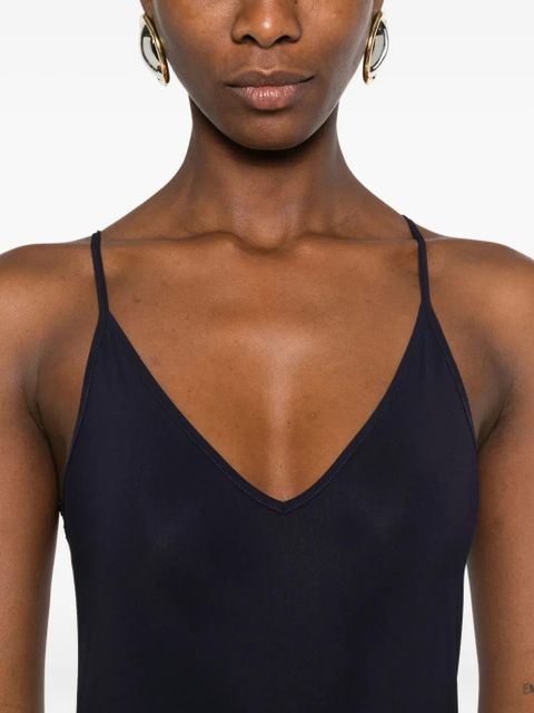Jil Sander V-neck spaghetti-strap top - Black