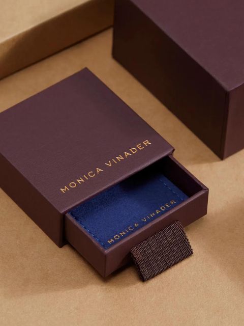 Monica Vinader gold vermeil heart-pendant necklace