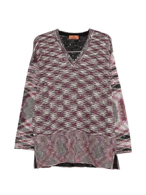 Missoni V-neck knitwear - Pink - zdjęcie produktu nr 1