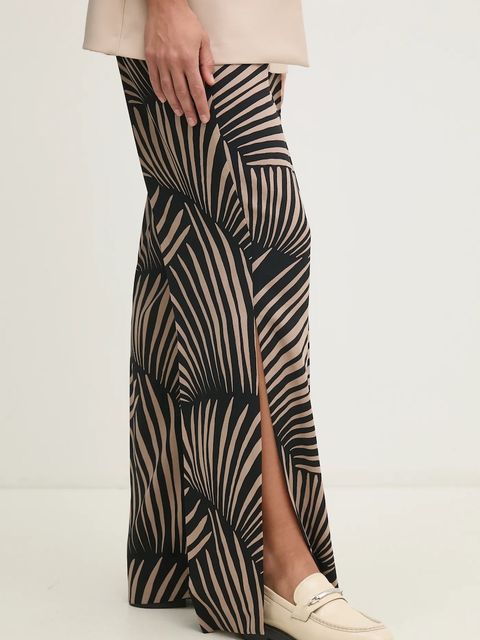 Joseph Ribkoff spodnie damskie kolor czarny proste high waist 251085