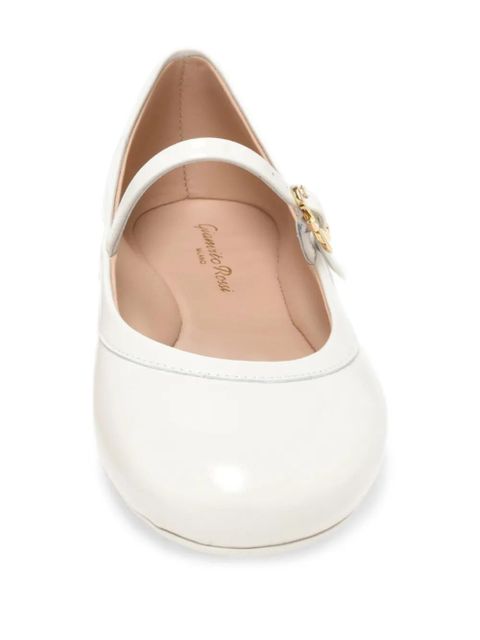 Gianvito Rossi Carla ballet flats - White - zdjęcie produktu nr 2