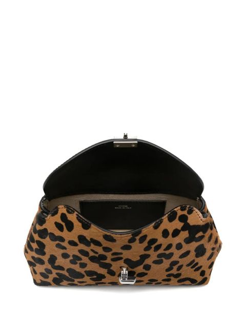 TOTEME leopard-print clutch bag - Brown