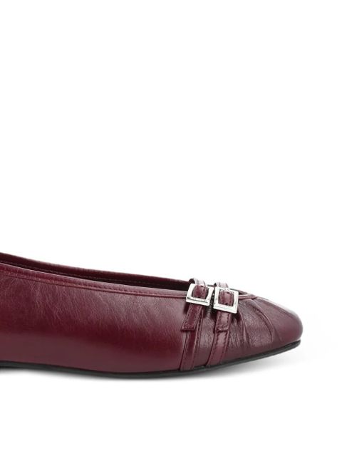 ALOHAS buckled ballet flats - Red - zdjęcie produktu nr 2