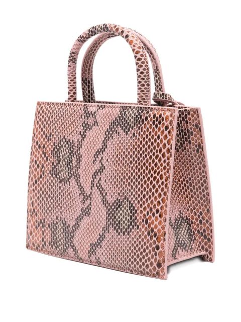 MC2 Saint Barth snakeskin top handle tote bag - Pink