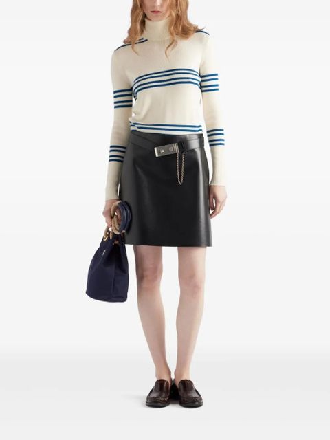 Prada roll-neck wool jumper - White