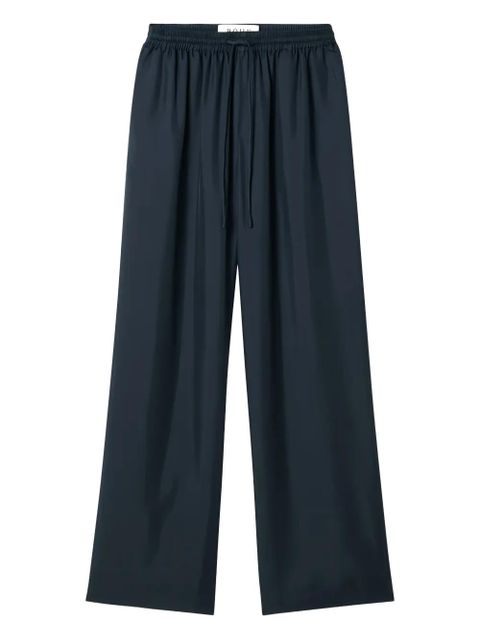 Róhe wide-leg silk trousers - Blue - zdjęcie produktu nr 1