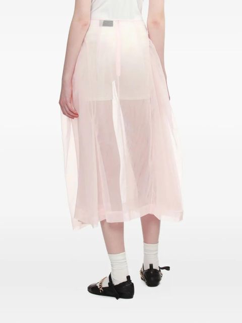 Simone Rocha sheer skirt - Pink