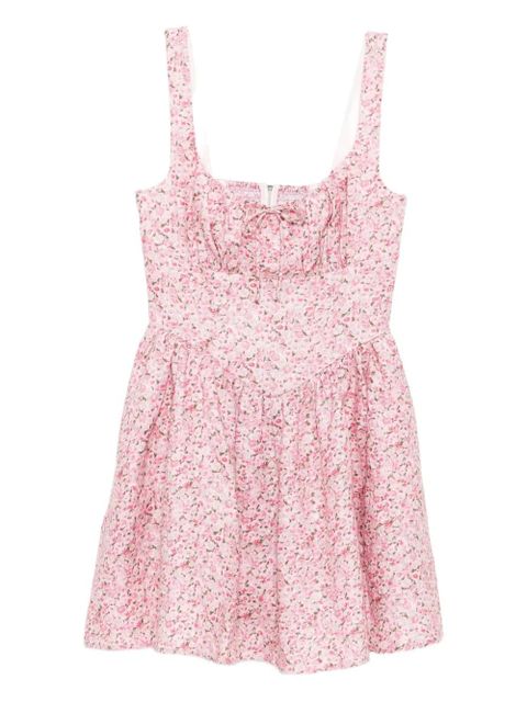 Reformation Daria linen dress - Pink - zdjęcie produktu nr 1