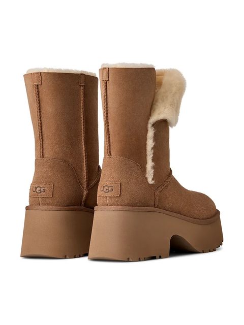 UGG śniegowce zamszowe Esmee Boot kolor brązowy 1171533.CHE - zdjęcie produktu nr 2