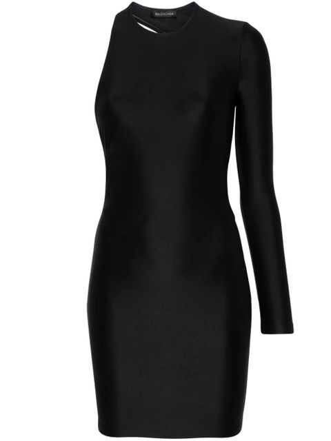 Balenciaga asymmetric mini dress - Black - zdjęcie produktu nr 1