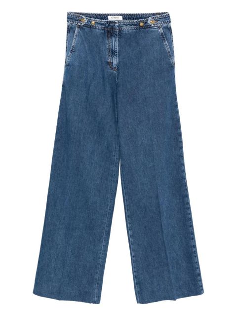SANDRO button-fastening jeans - Blue - zdjęcie produktu nr 1