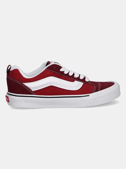 Vans tenisówki zamszowe Knu Skool kolor bordowy VN000D22BRD1 - zdjęcie produktu nr 2