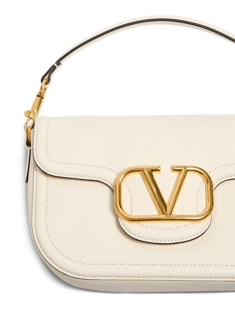 Valentino Garavani Alltime leather shoulder bag - Neutrals