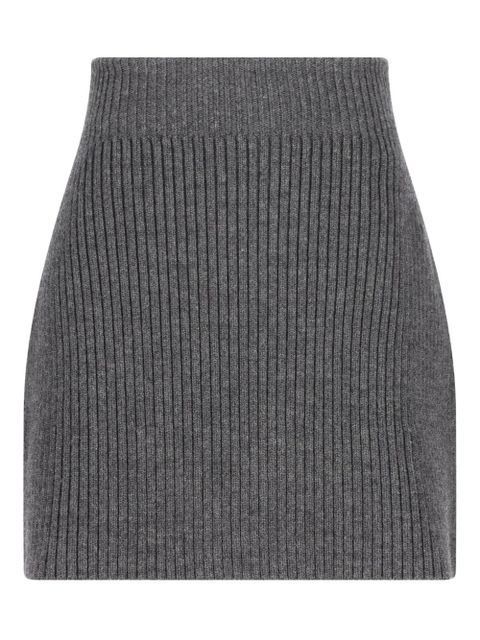 Givenchy ribbed-knit mini skirt - Grey