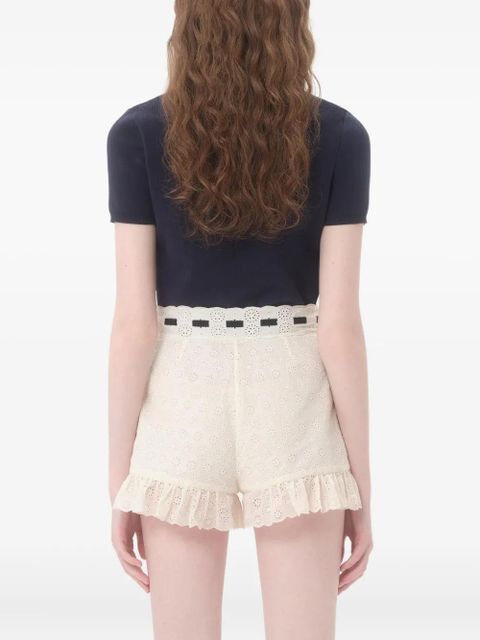 Valentino Garavani Cherry-charm polo top - Blue