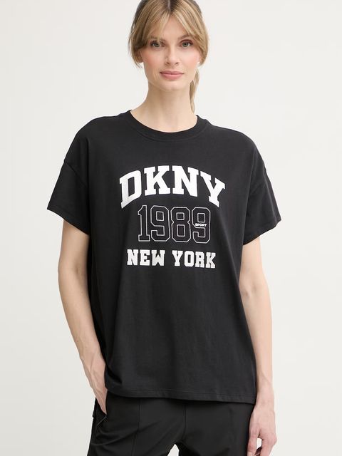 DKNY T-shirt damski bawełniany - zdjęcie produktu nr 1