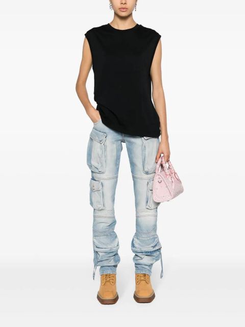 AGOLDE crew-neck cotton tank top - Black