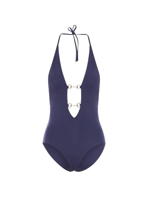 Gucci Horsebit-detail swimsuit - Blue - zdjęcie produktu nr 1