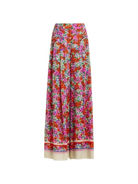 Essentiel Antwerp floral trousers - Red - zdjęcie produktu nr 1