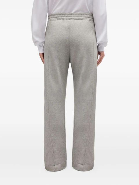 GANNI embroidered panel trousers - Grey