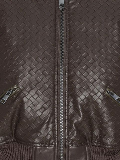 ROTATE BIRGER CHRISTENSEN cropped puffer bomber jacket - Brown